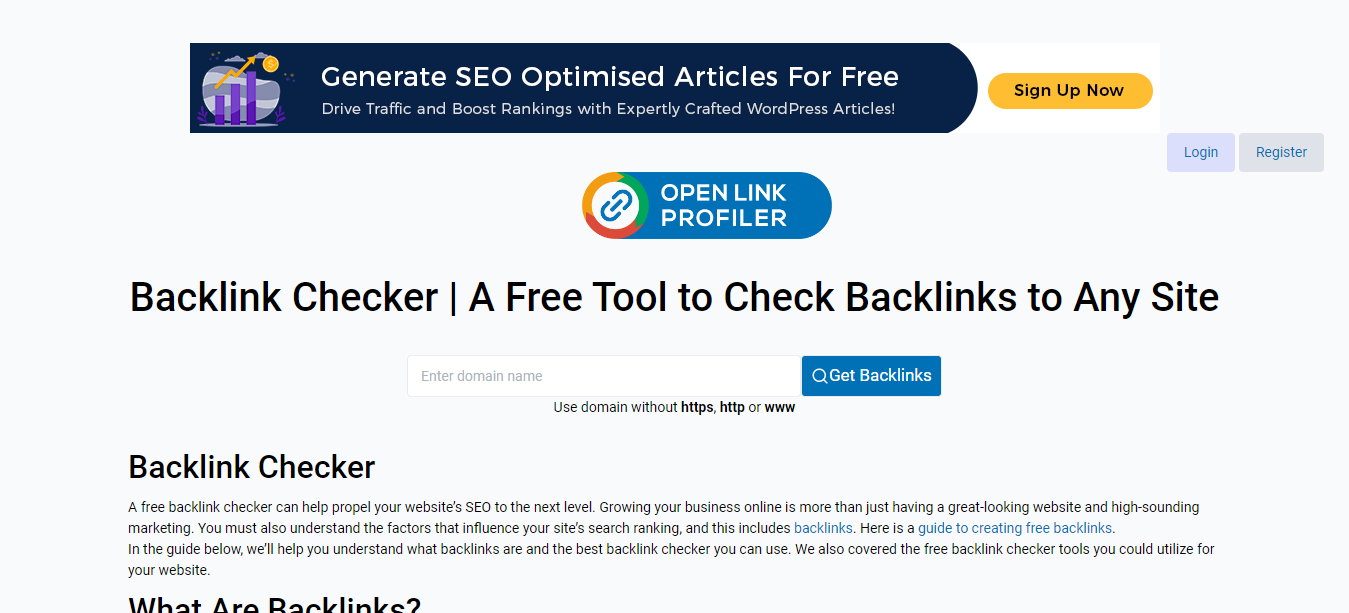 tools openlinkprofiler